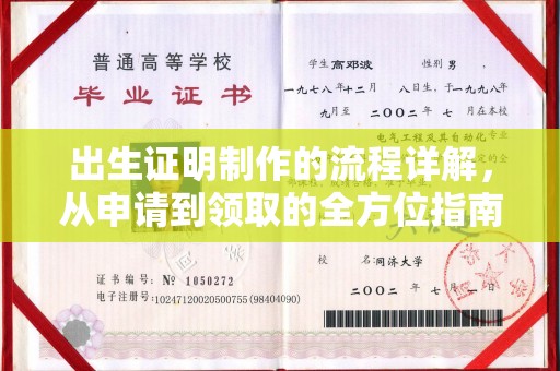 工布江达出生证明制作的流程详解，从申请到领取的全方位指南